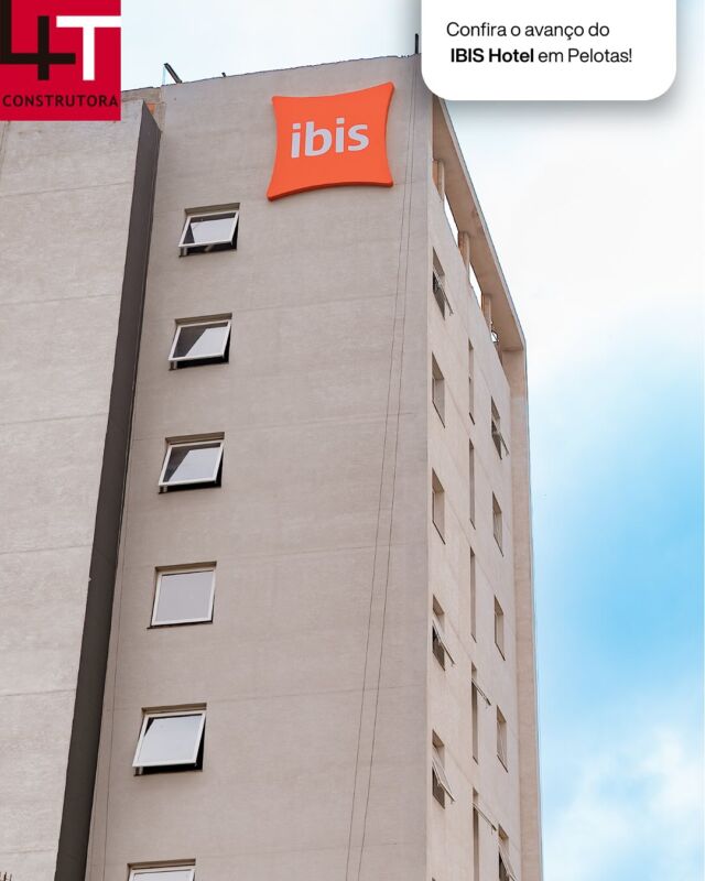 Confira o avanço do IBIS Hotel em Pelotas!

Empreendimento em fase final de entrega.
Lojas disponíveis para venda ou locação!

Entre em contato: (51) 99981-5771
Acesse: www.4tconstrutora.com.br

#4tconstrutora #ibishotel #pelotas #hotel #construcao #riograndedosul